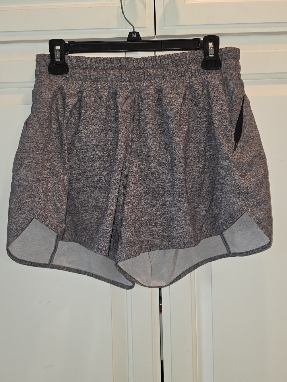 lululemon athletica Heathered Gray Women's Athletic Shorts Size 10
